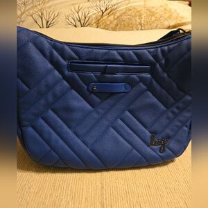 LUG Cobalt Blue Quilted Harmony Quilted Crossbody Bag